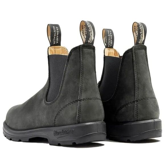 Blundstone Chelsea Boots Women’s US 8.5 Black Leather Elastic Pull On Ankle Boot - Picture 2 of 14